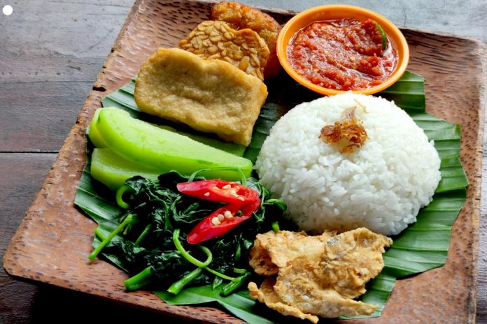 nasi tempong